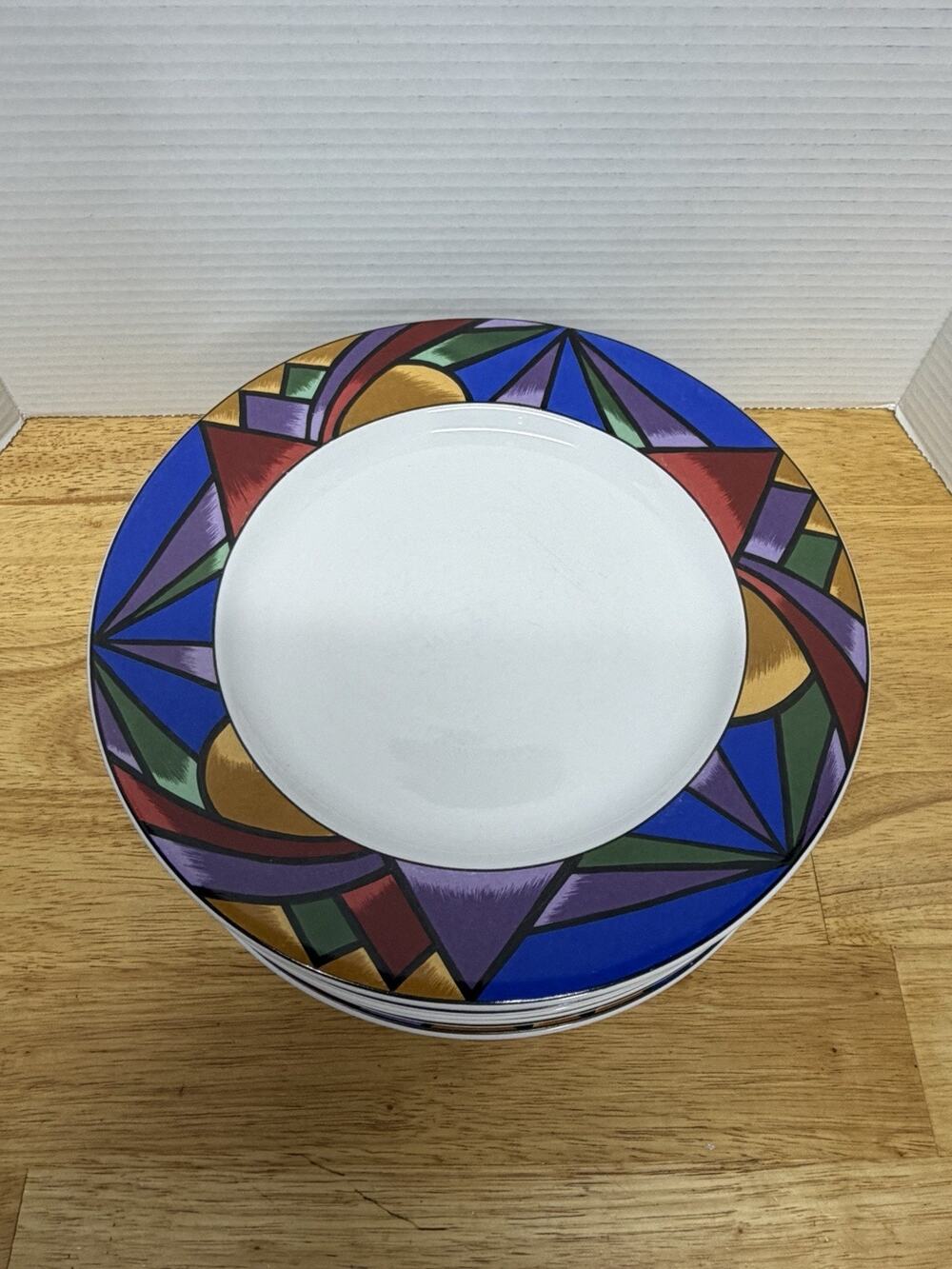 LOT (3) Sakura SUNSET MOUNTAIN 1993 Dinner Plates 10 3/4" Stoneware Discontinued